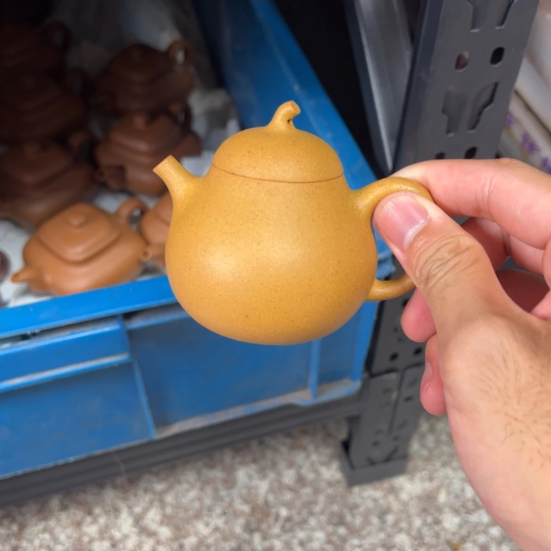 茶壶紫砂黄金段茄瓜140cc