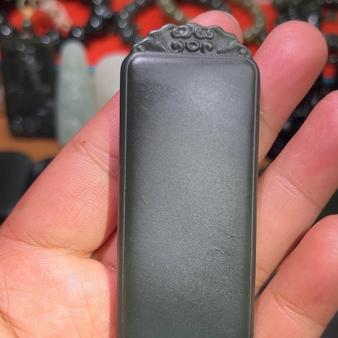 和田玉（青玉）未镶嵌颈饰