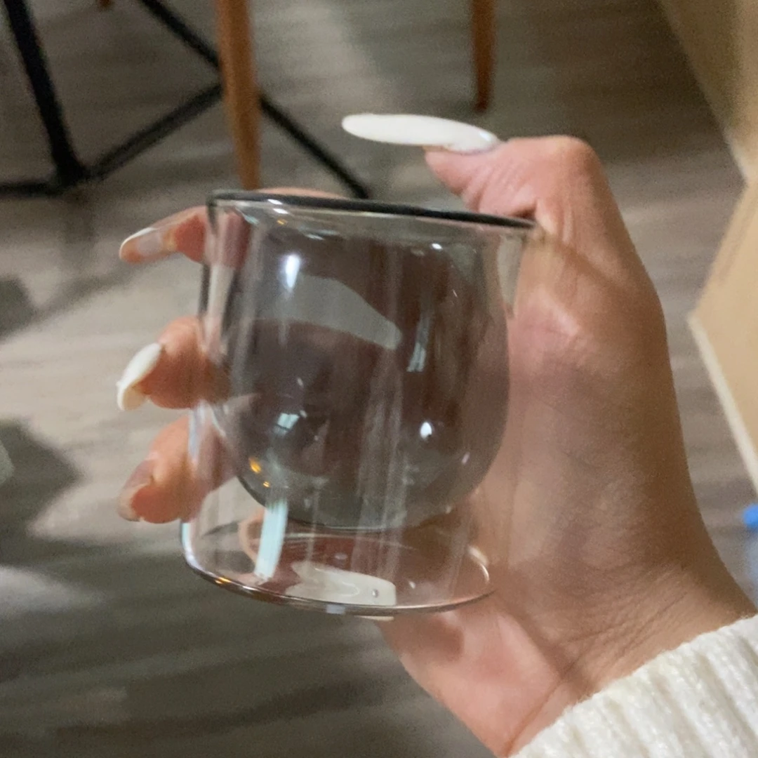 M***S钢化玻璃粉色一个灰色一只