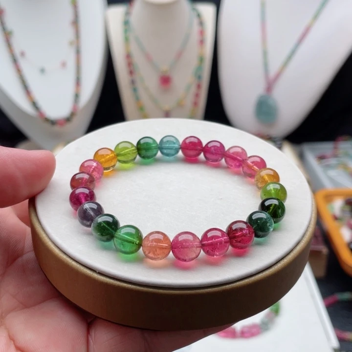 未镶嵌手链碧玺碧玺手链