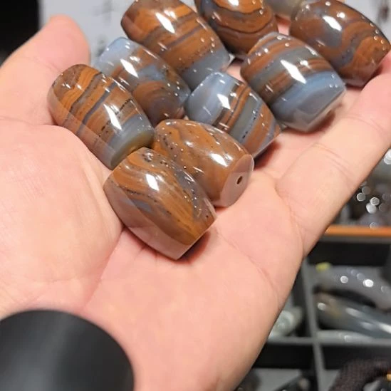 玛瑙/玉髓合金颈饰
