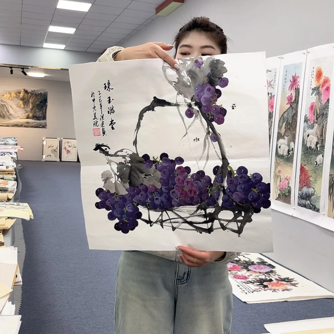 国画纯手绘字画作品