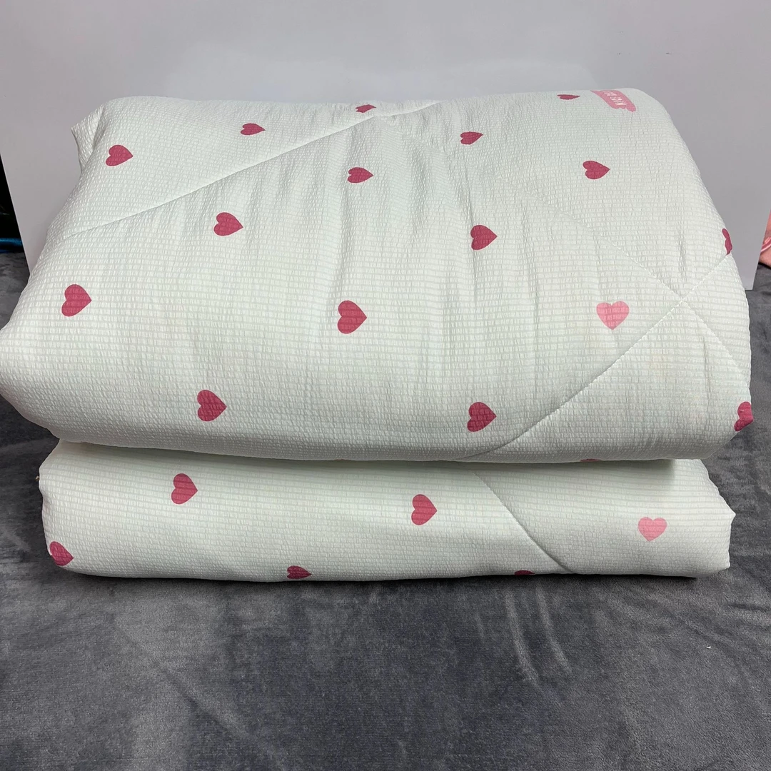 蓝色爱心春秋被200*230cm双人被子