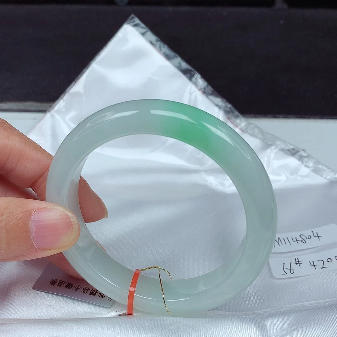 未镶嵌手镯翡翠56圈4804