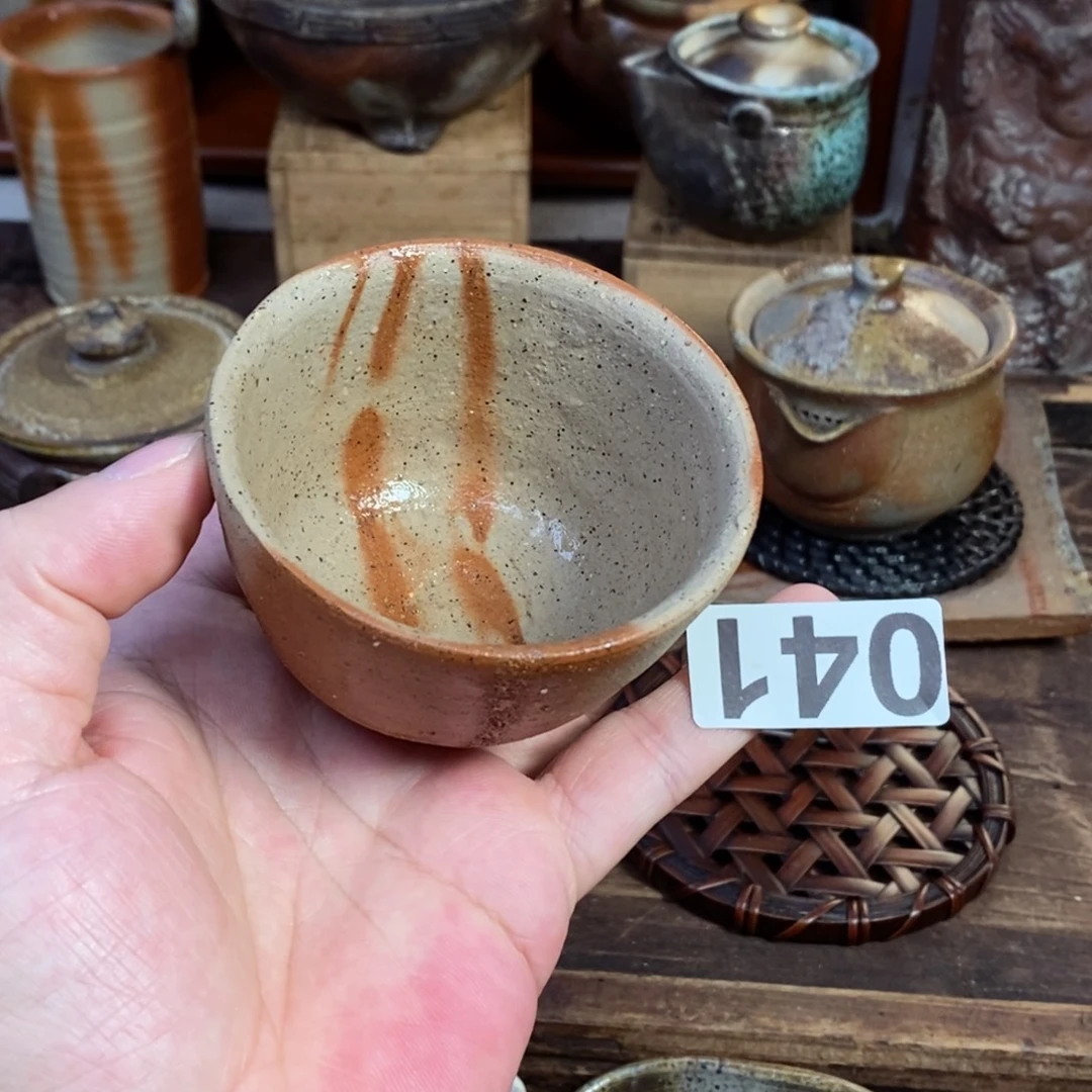 备前烧柴烧茶具没款