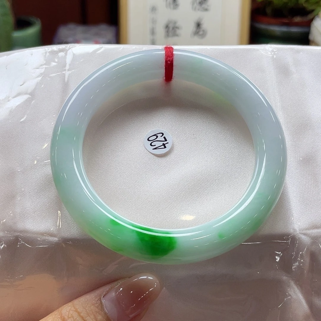 翡翠未镶嵌手镯23 号链接