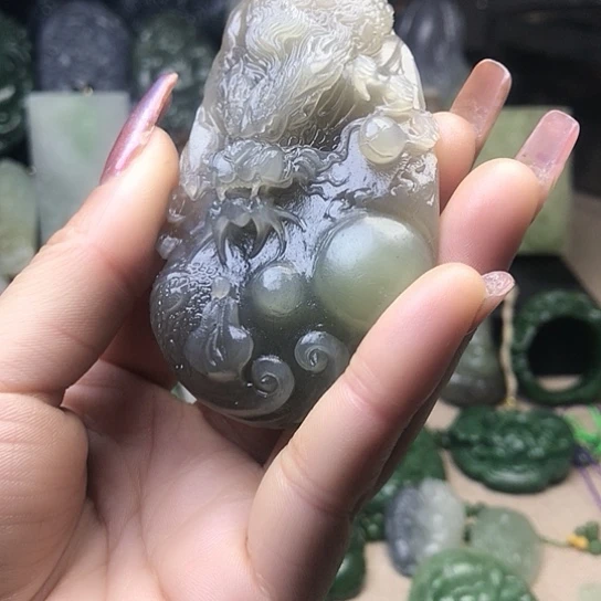 和田玉（青玉）未镶嵌挂件