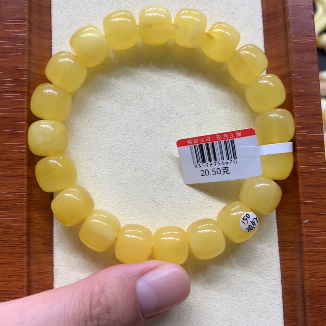 蜜蜡未镶嵌手链蜜蜡