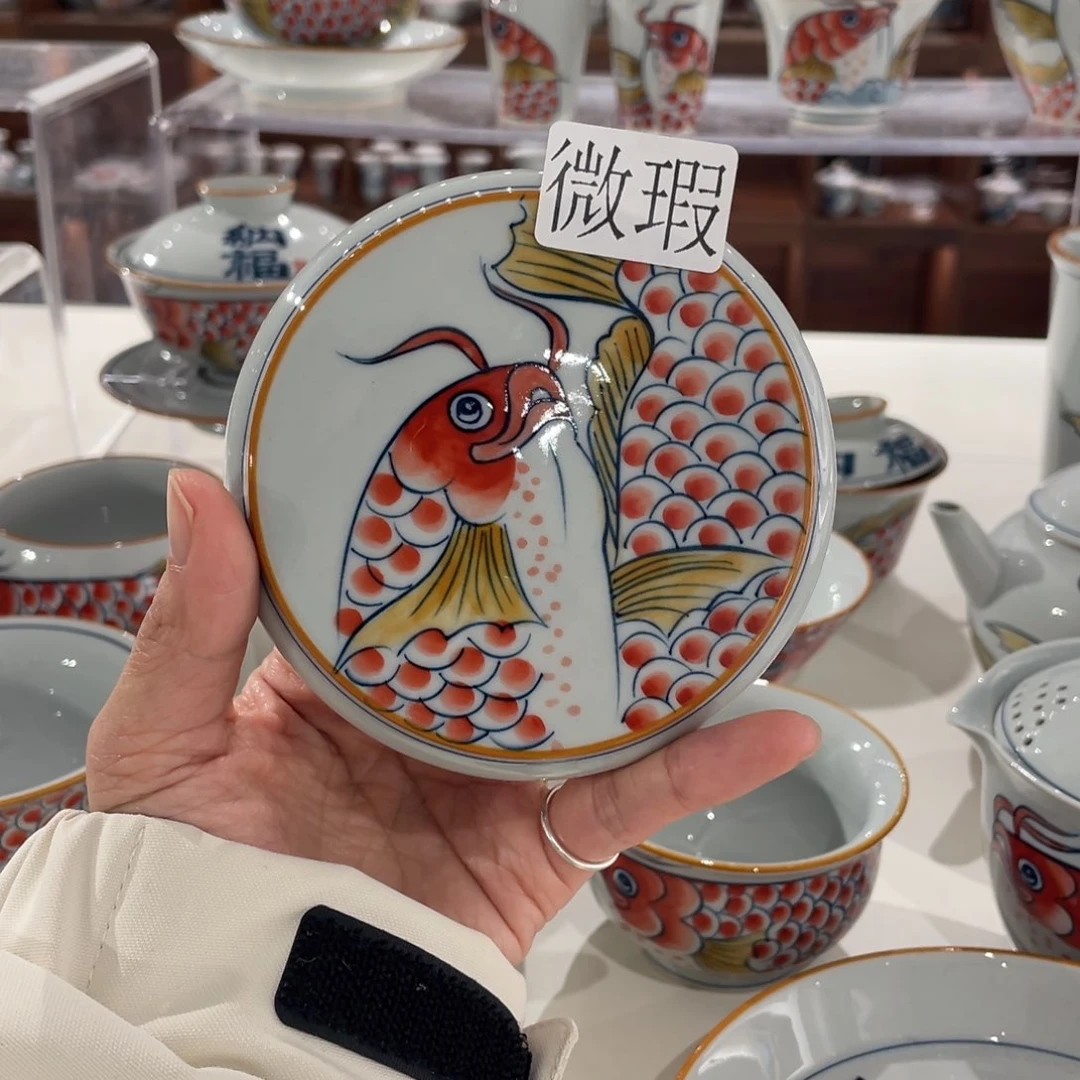 有瑕釉下彩纯手绘