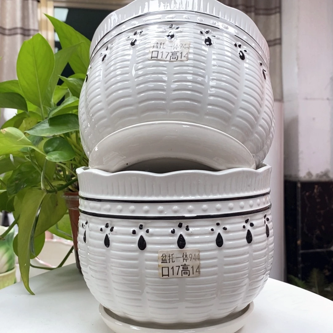 @夏西陶瓷花盆@@5944