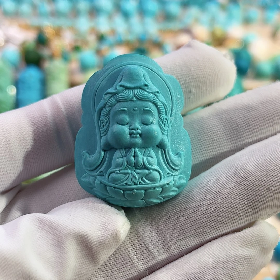未镶嵌绿松石珠宝奇石