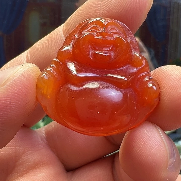 未镶嵌颈饰玛瑙/玉髓佛公