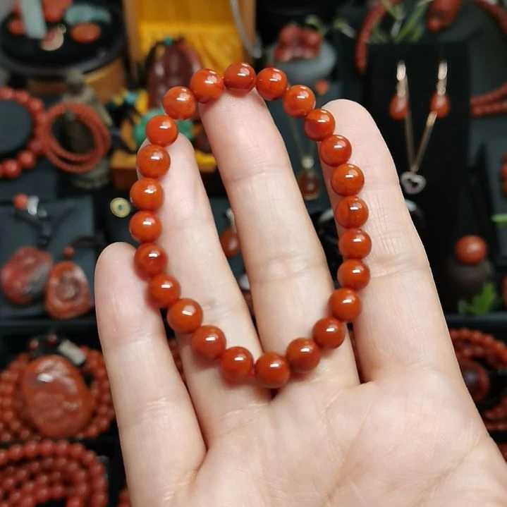 南红玛瑙手串未镶嵌M***睿