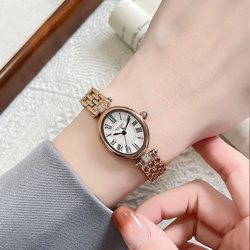 聚利时手表女款时尚优雅气质经典女士石英手表简约百搭防水腕表