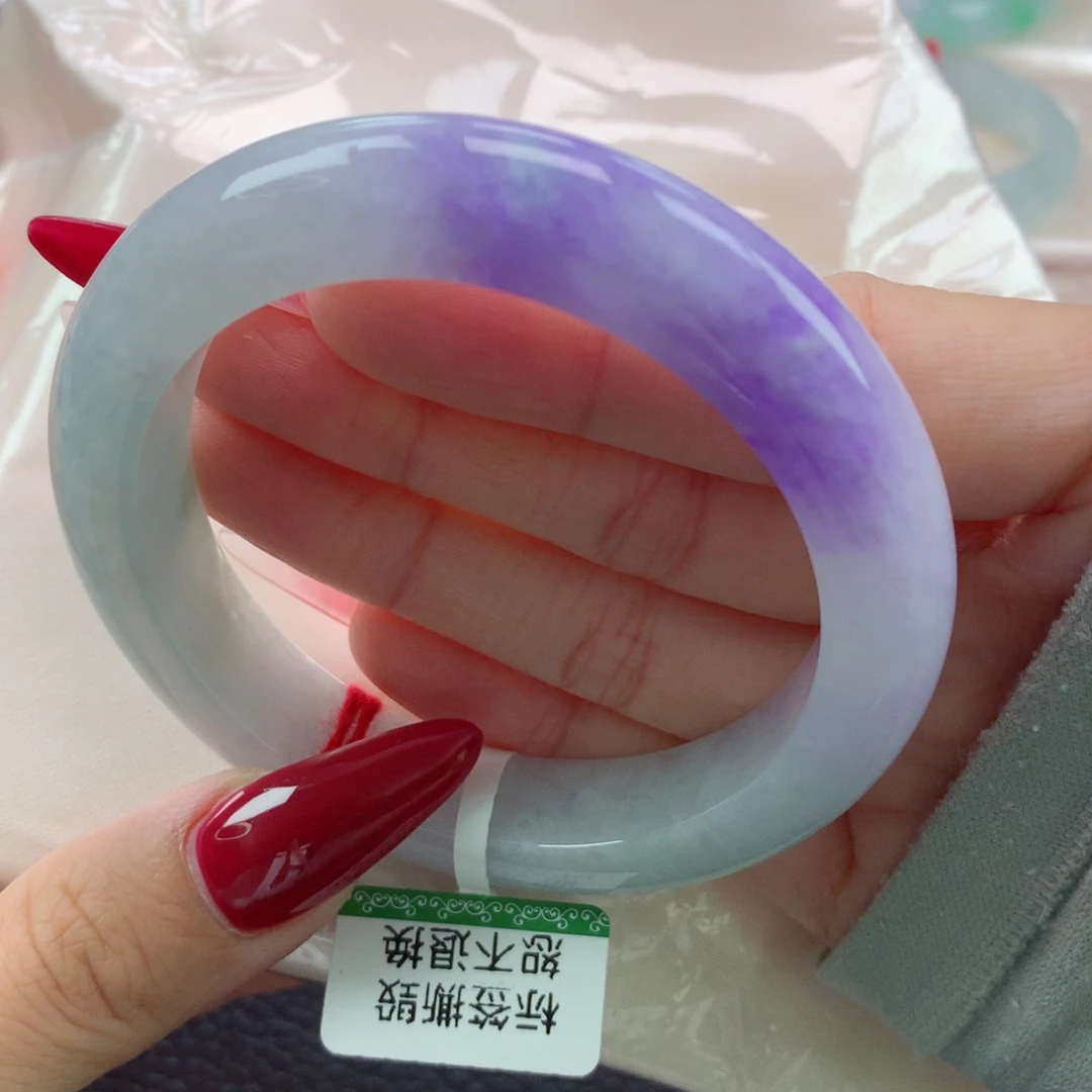 未镶嵌手镯翡翠缅甸天然翡翠A货55.5