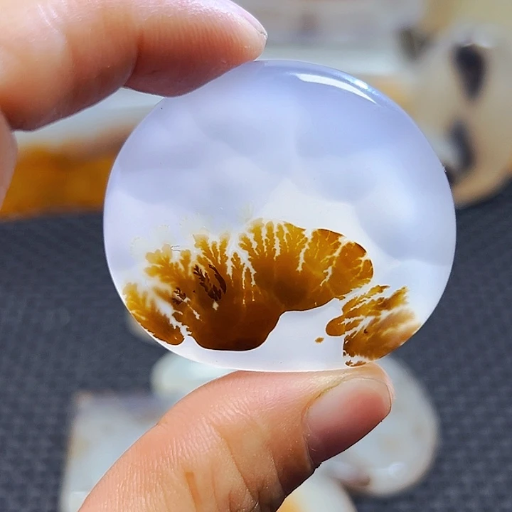 未镶嵌玛瑙/玉髓珠宝半成品