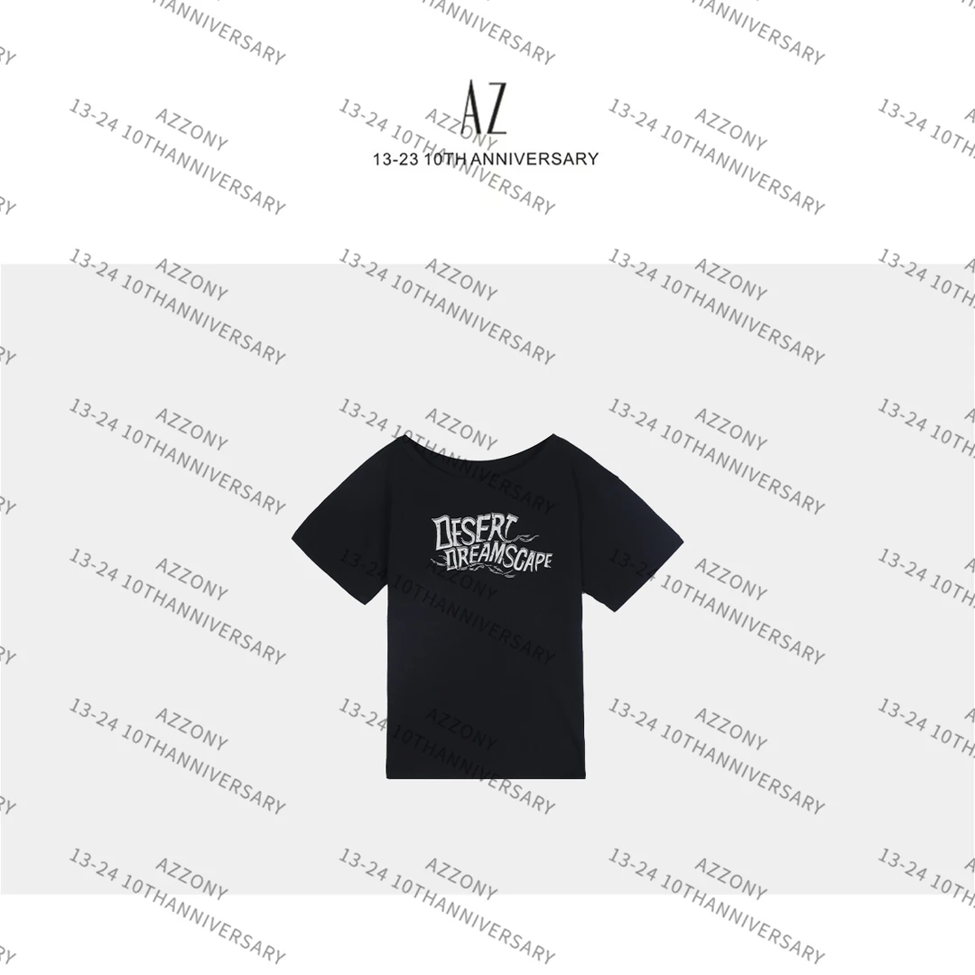 AZ-XJ 自由肩美式tee 2025夏款NEW
