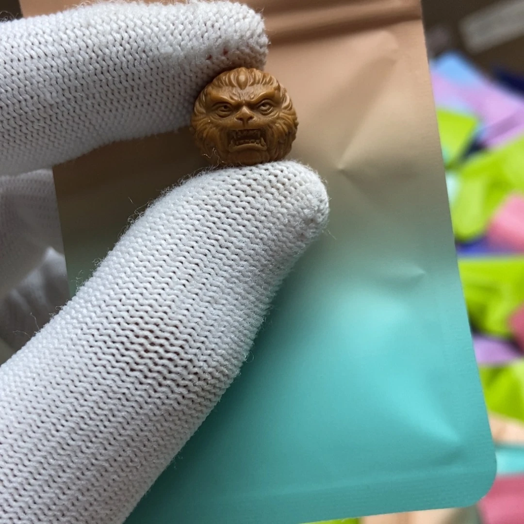 手串猴头核桃茫茫全品雕刻单颗全明星