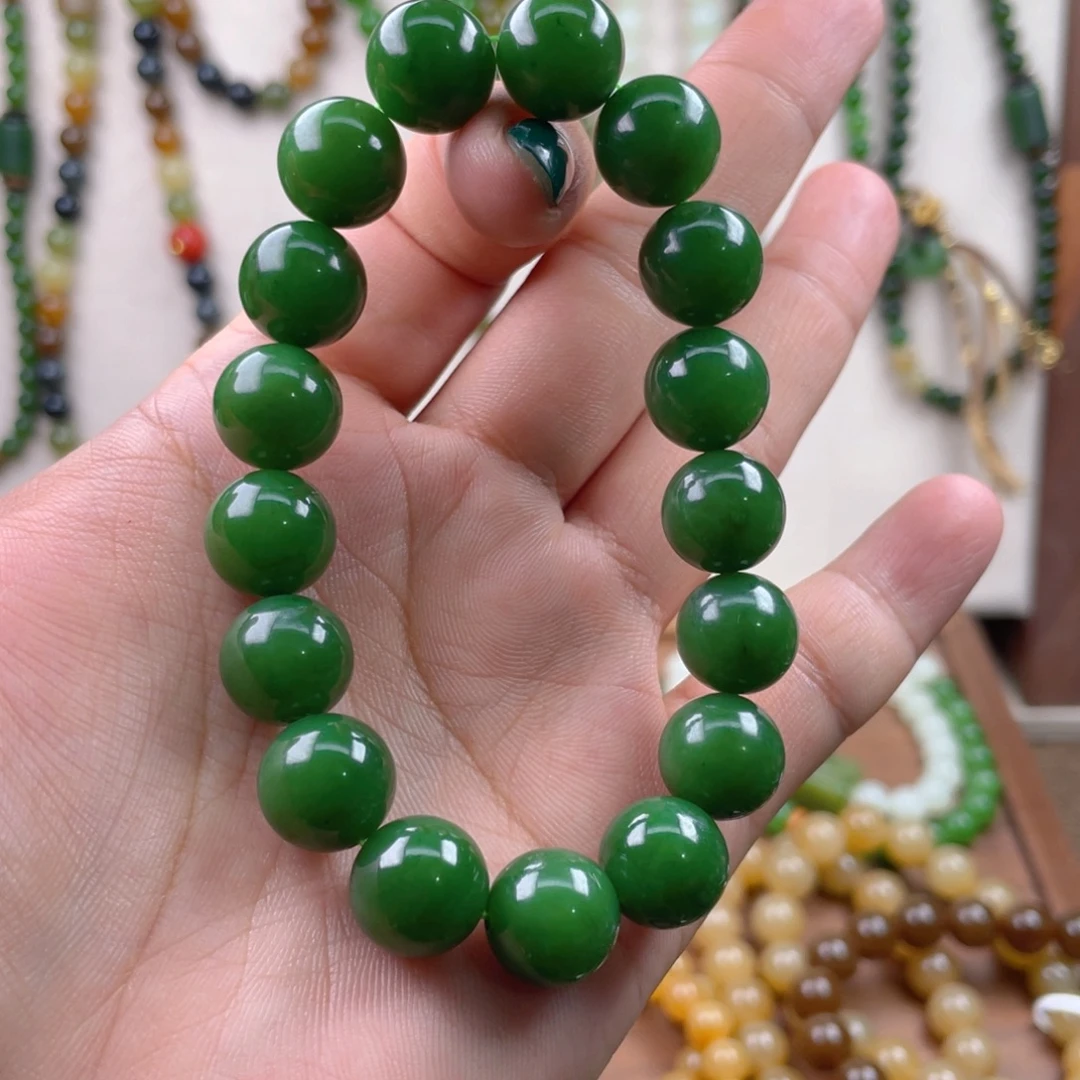 和田玉未镶嵌手链