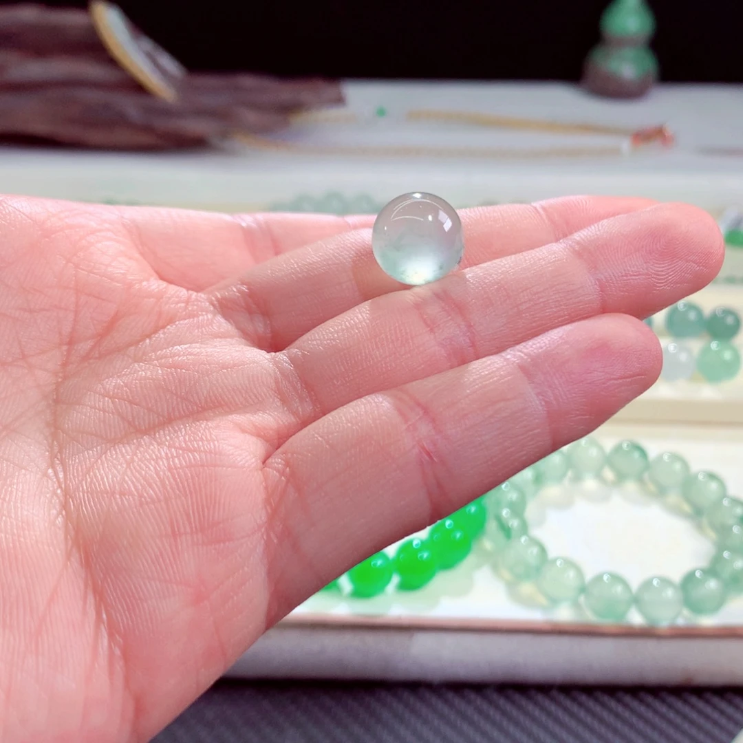 翡翠未镶嵌手链卡13