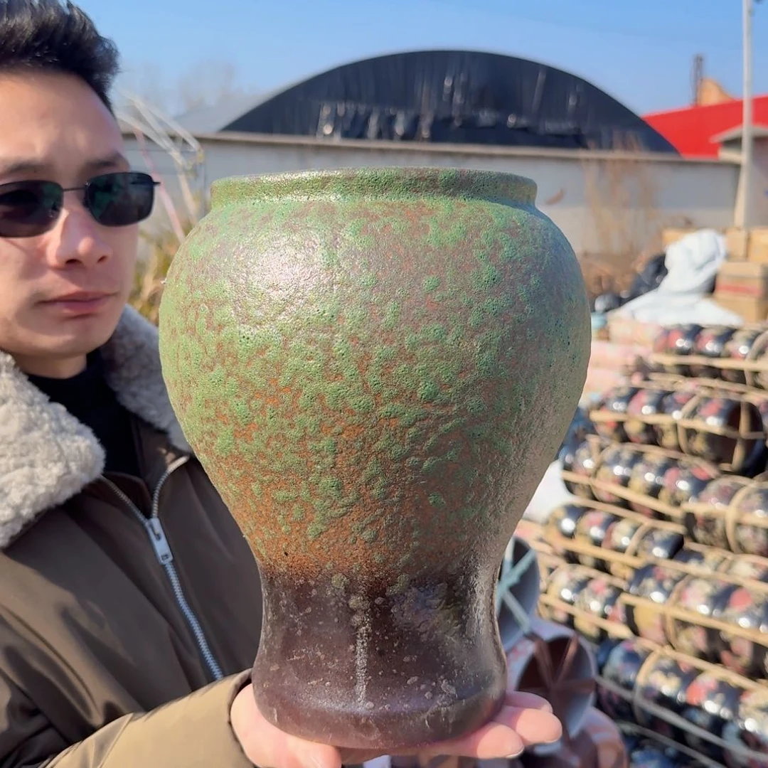 紫砂摆件口16高26（一个美人鱼牛油果