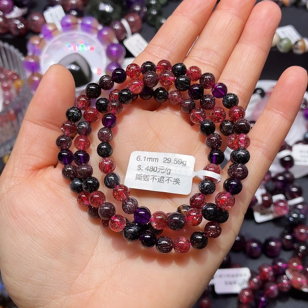 苗***主未镶嵌手链水晶天然水晶