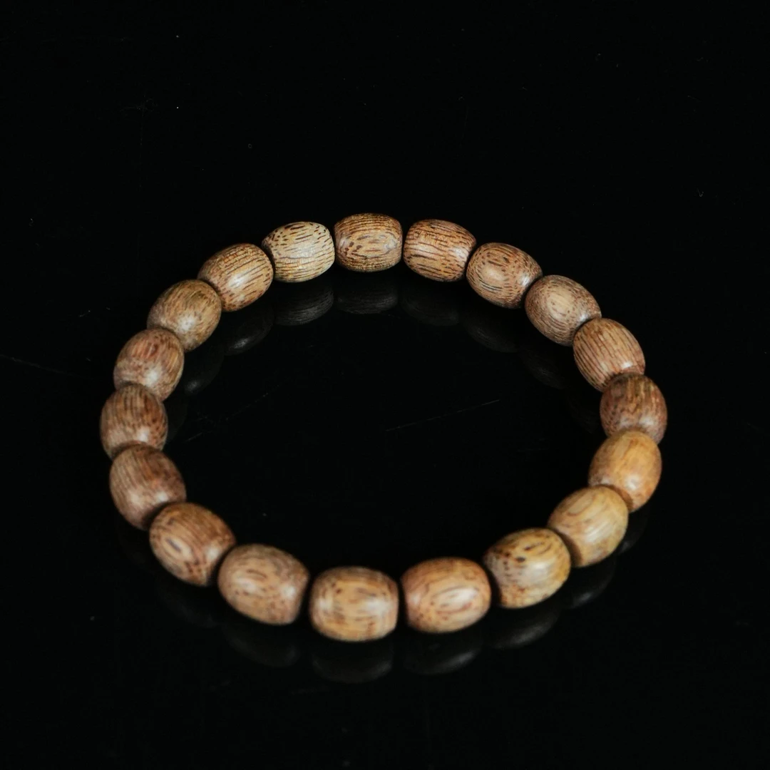 8775 斯里兰卡高山软油沉香鼓珠手串 0.93x1.1cm  6.94g