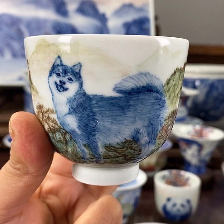 杯景德镇手工手绘陶瓷，高亮兴老师作品