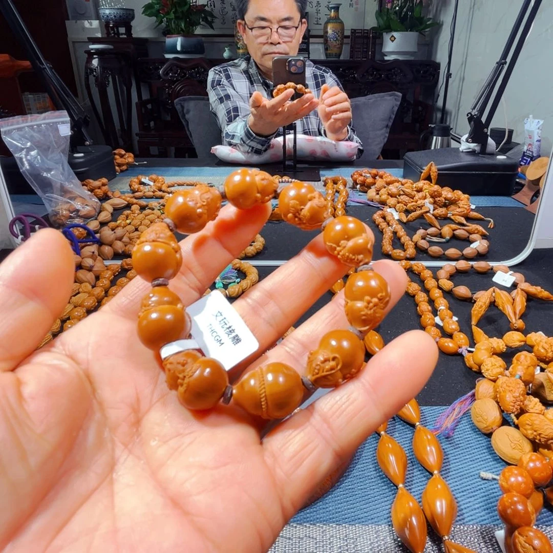 吊坠橄榄核福绿寿星喜