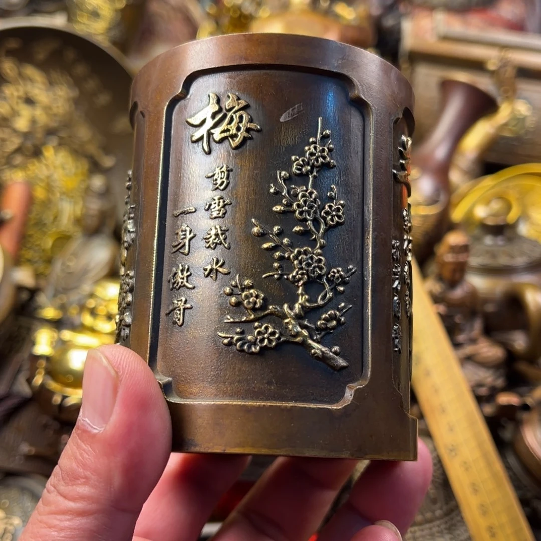 茶壶香炉铜器摆件