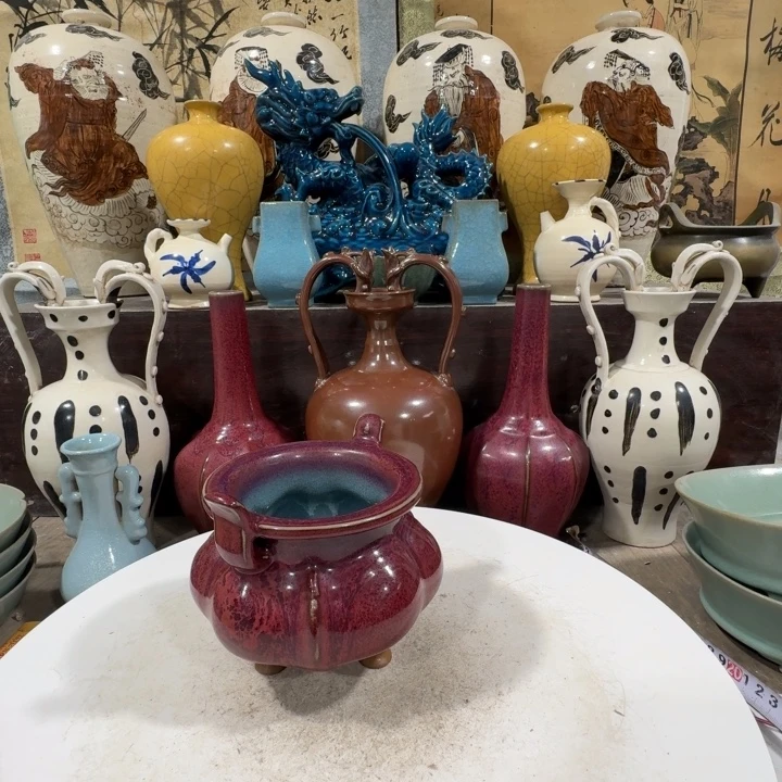茶盏手工制作陶瓷摆件