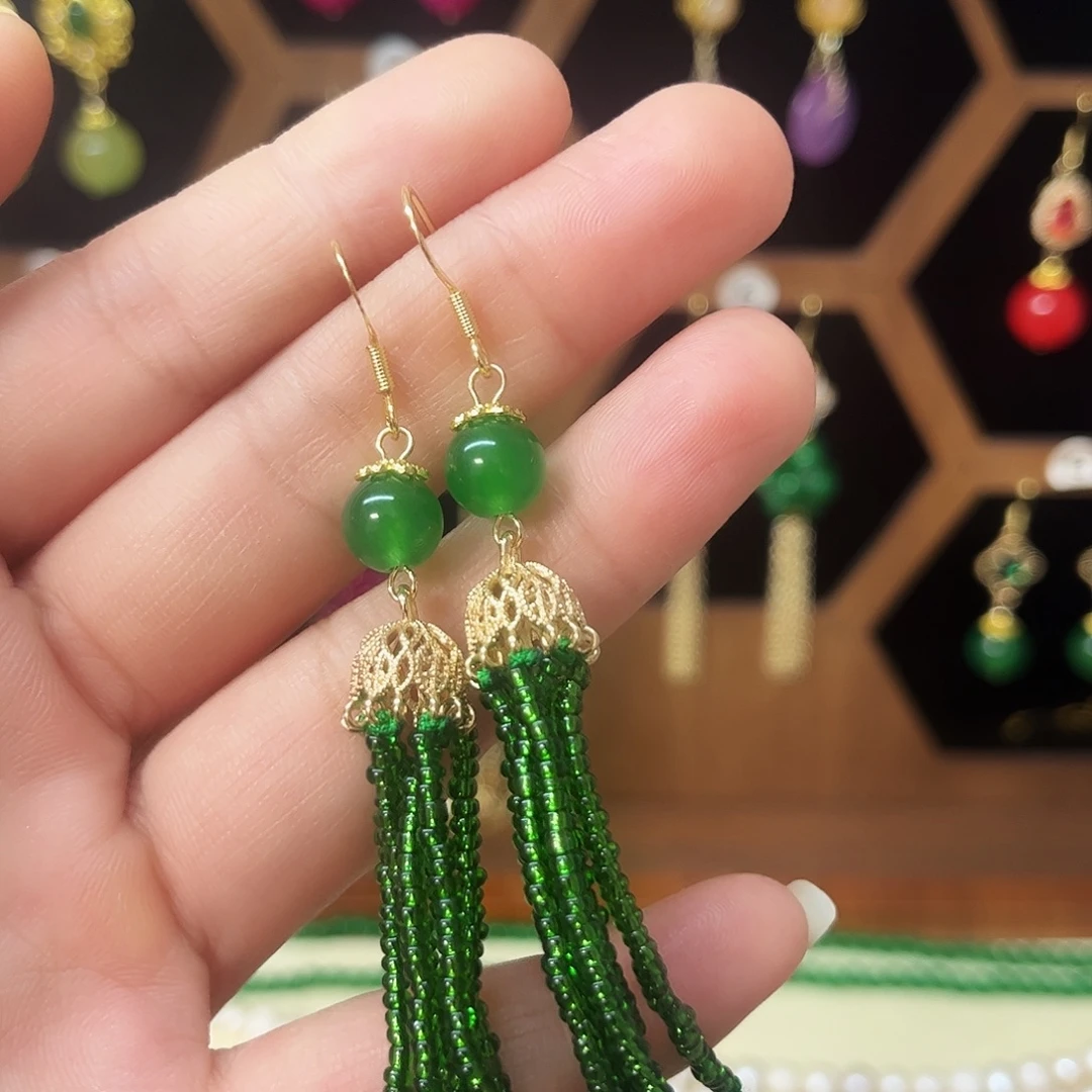 锆石合金925银耳饰