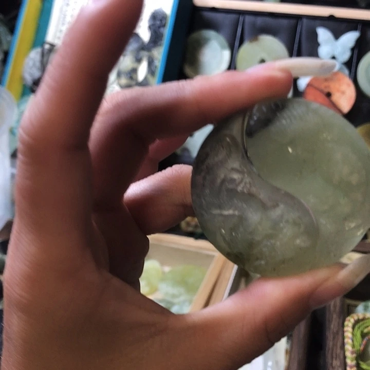 岫玉未镶嵌岫玉龙凤