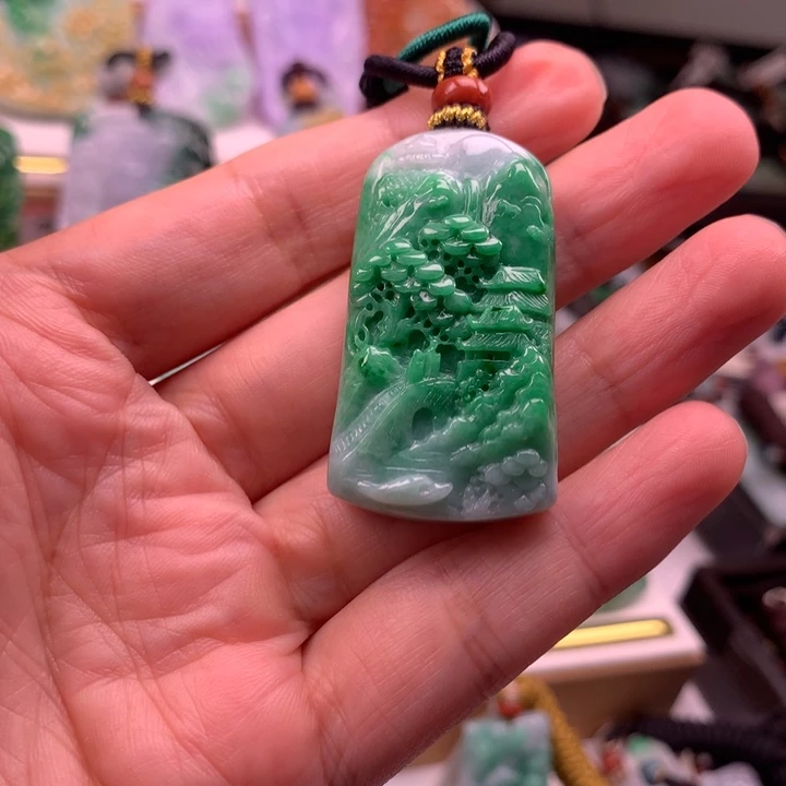 颈饰未镶嵌翡翠翡翠吊坠