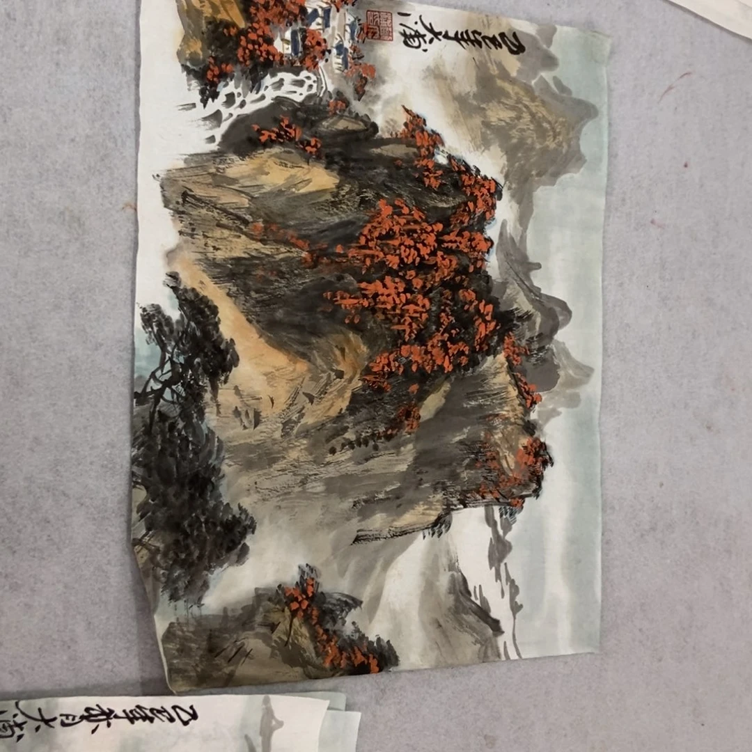 泉***夫国画墨鱼精品墨鱼精品