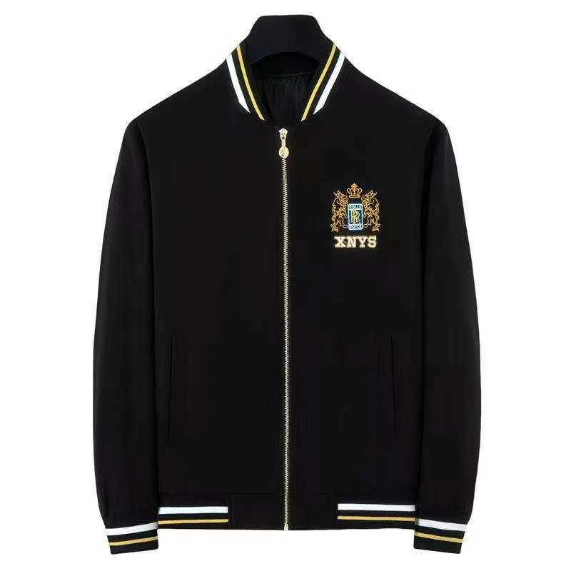 秋冬加绒刺绣棒球领男士夹克男士保暖运动上衣外套JK2231RR标