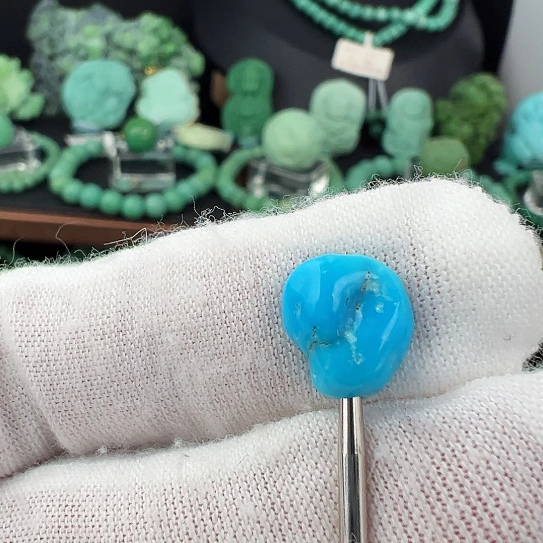 绿松石未镶嵌绿松石主播璐璐