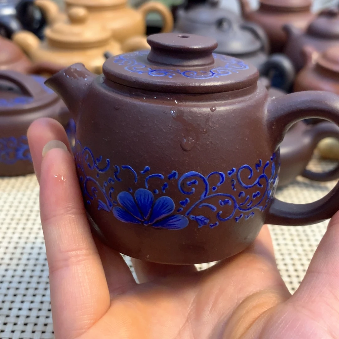 用***6茶壶紫砂宜兴原矿hjhf
