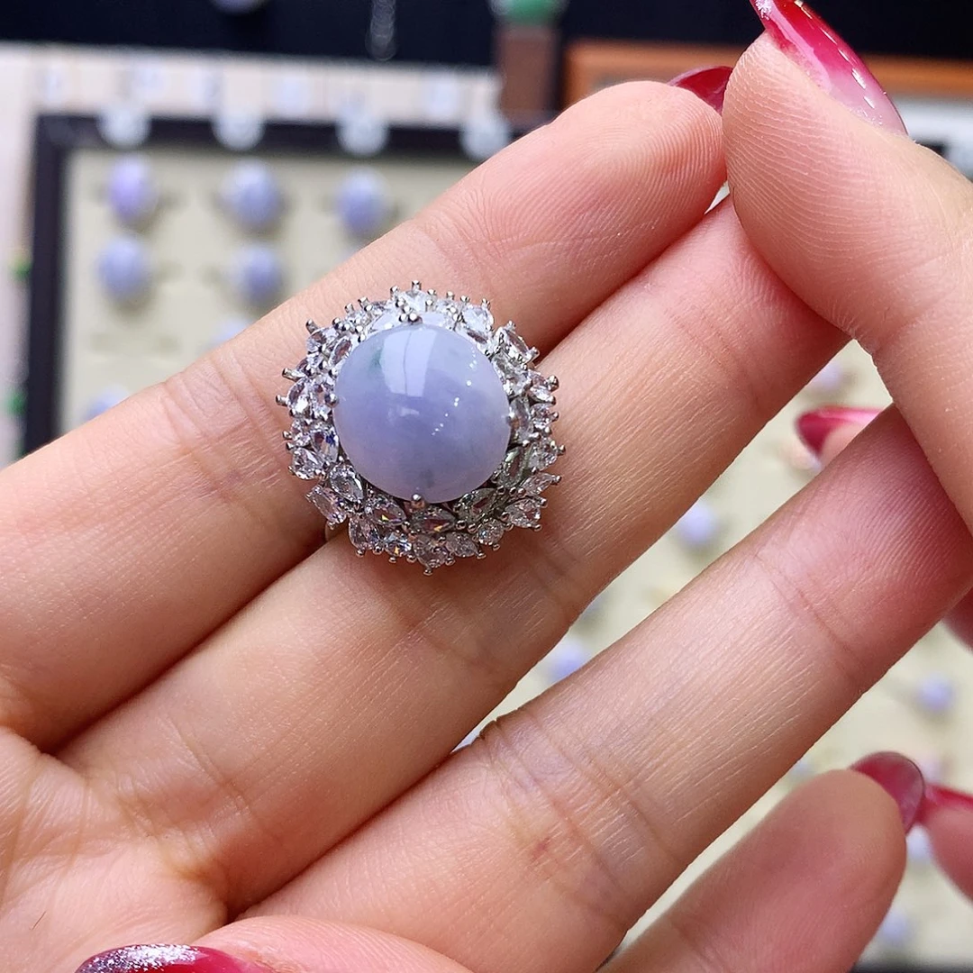 银S925镶嵌戒指翡翠情****宝