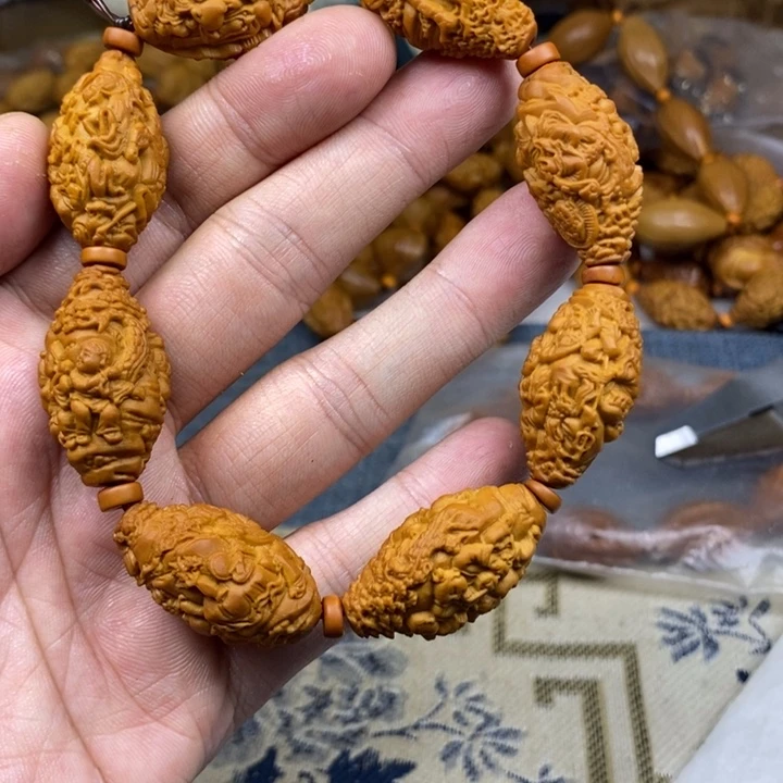 橄榄核手串/手链橄榄核雕工艺手串