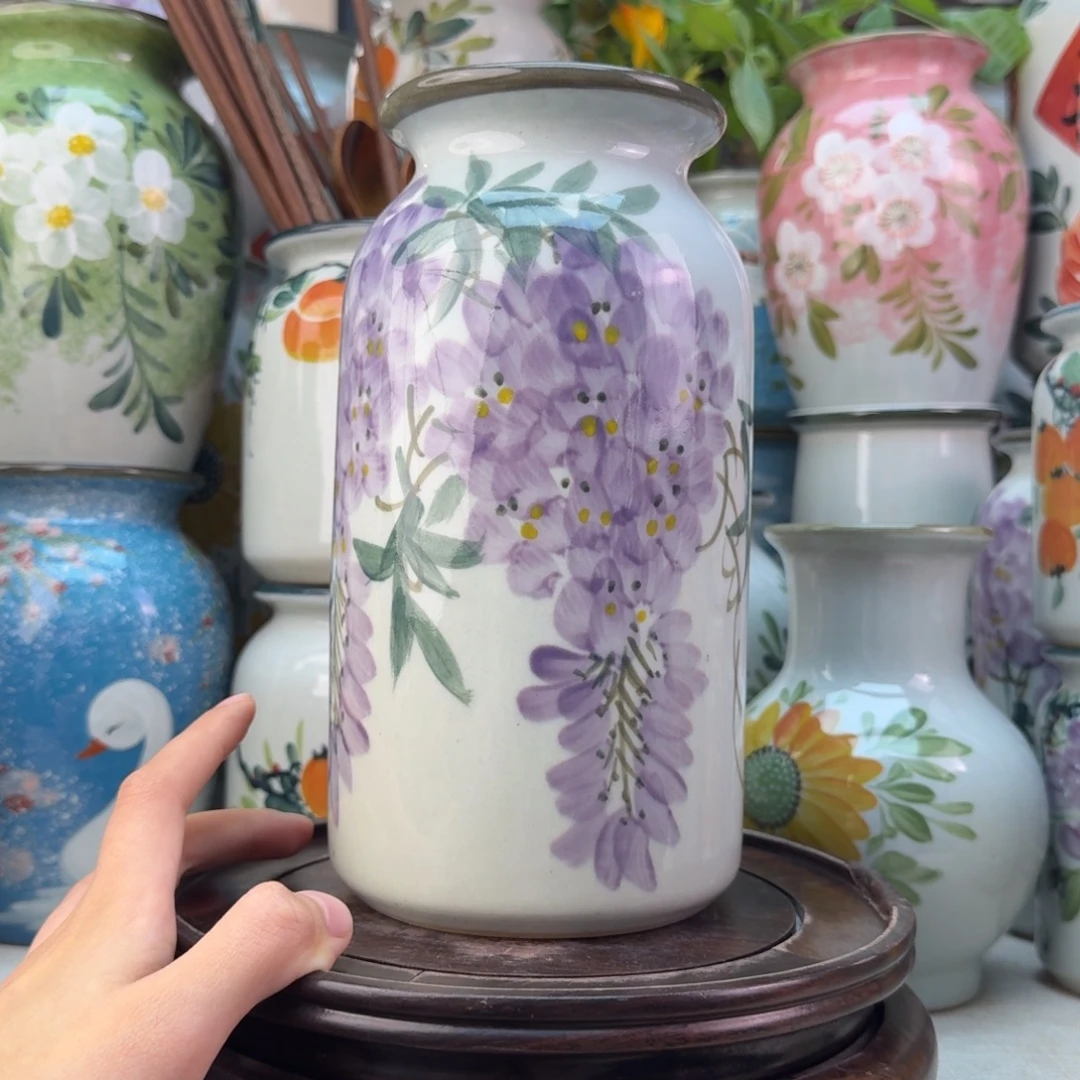 景德镇纯手绘陶瓷花瓶