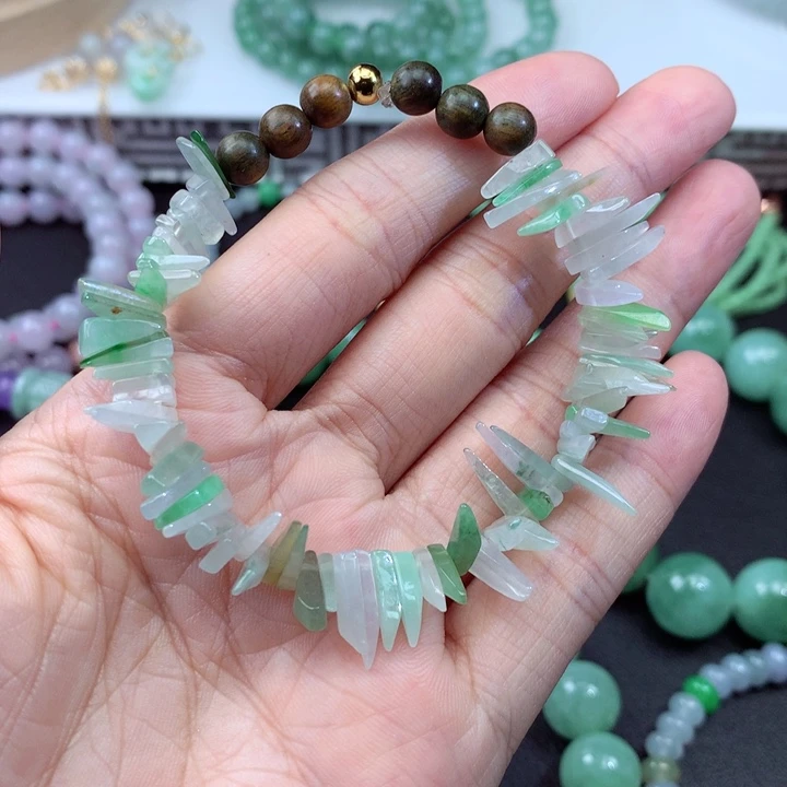 手链翡翠未镶嵌翡翠手串