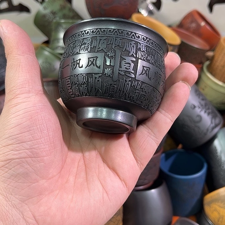 茶杯紫砂全手工紫砂主人杯