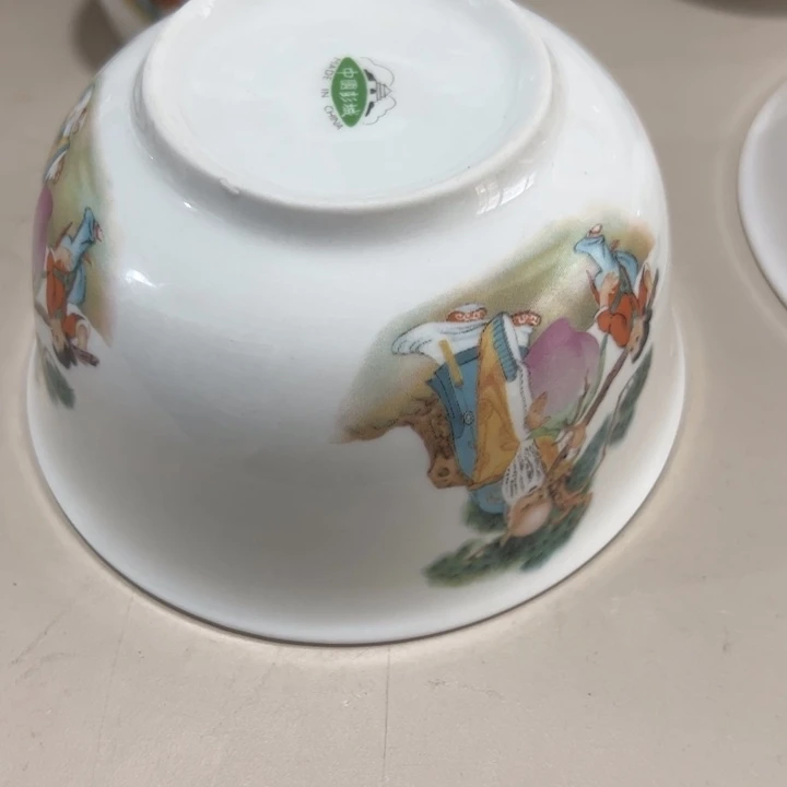 白瓷清*陶瓷制品碗10个