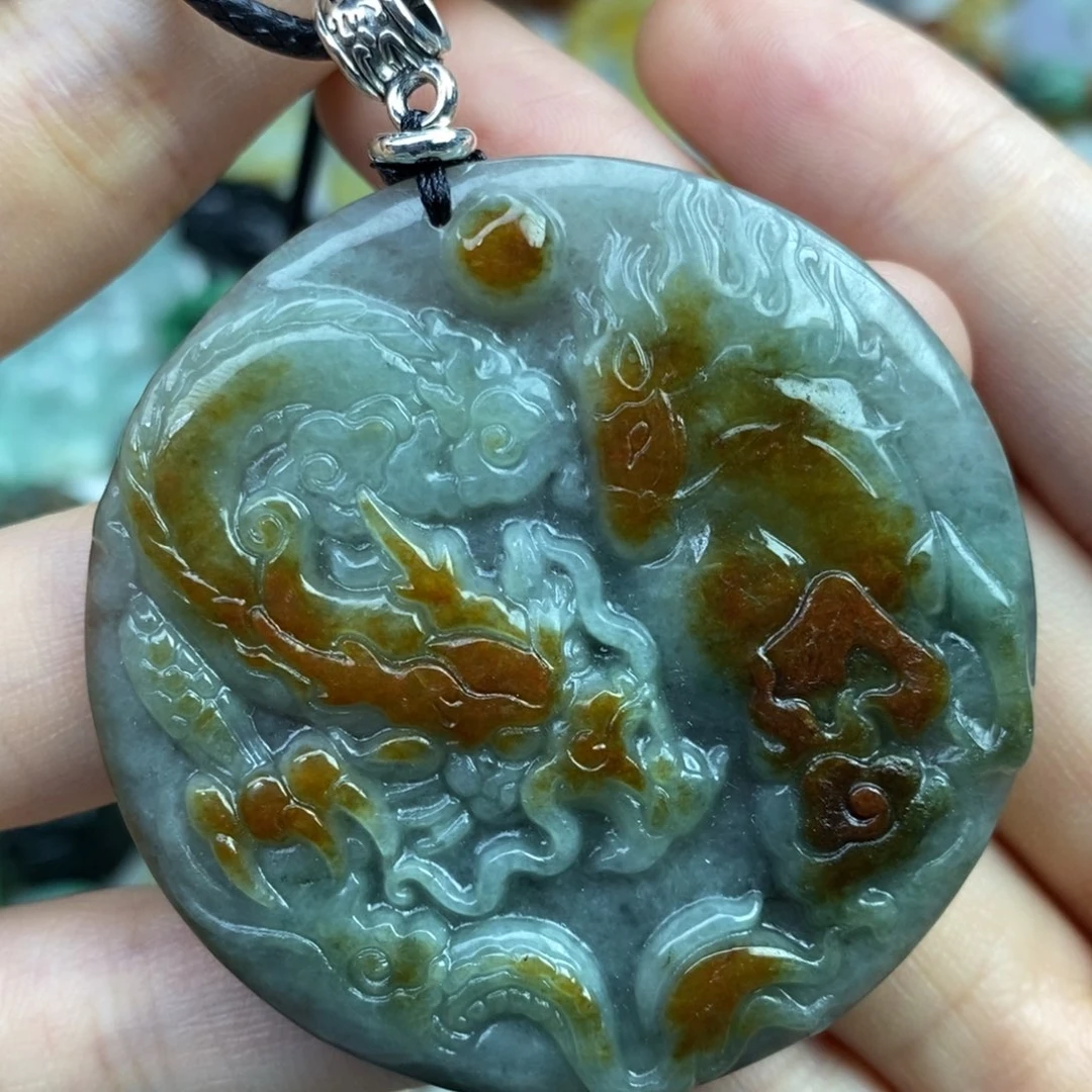 翡翠未镶嵌颈饰吊坠