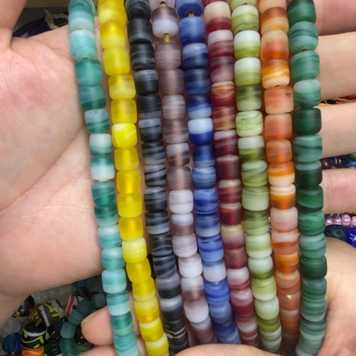 琉璃颈饰搅胎墩墩