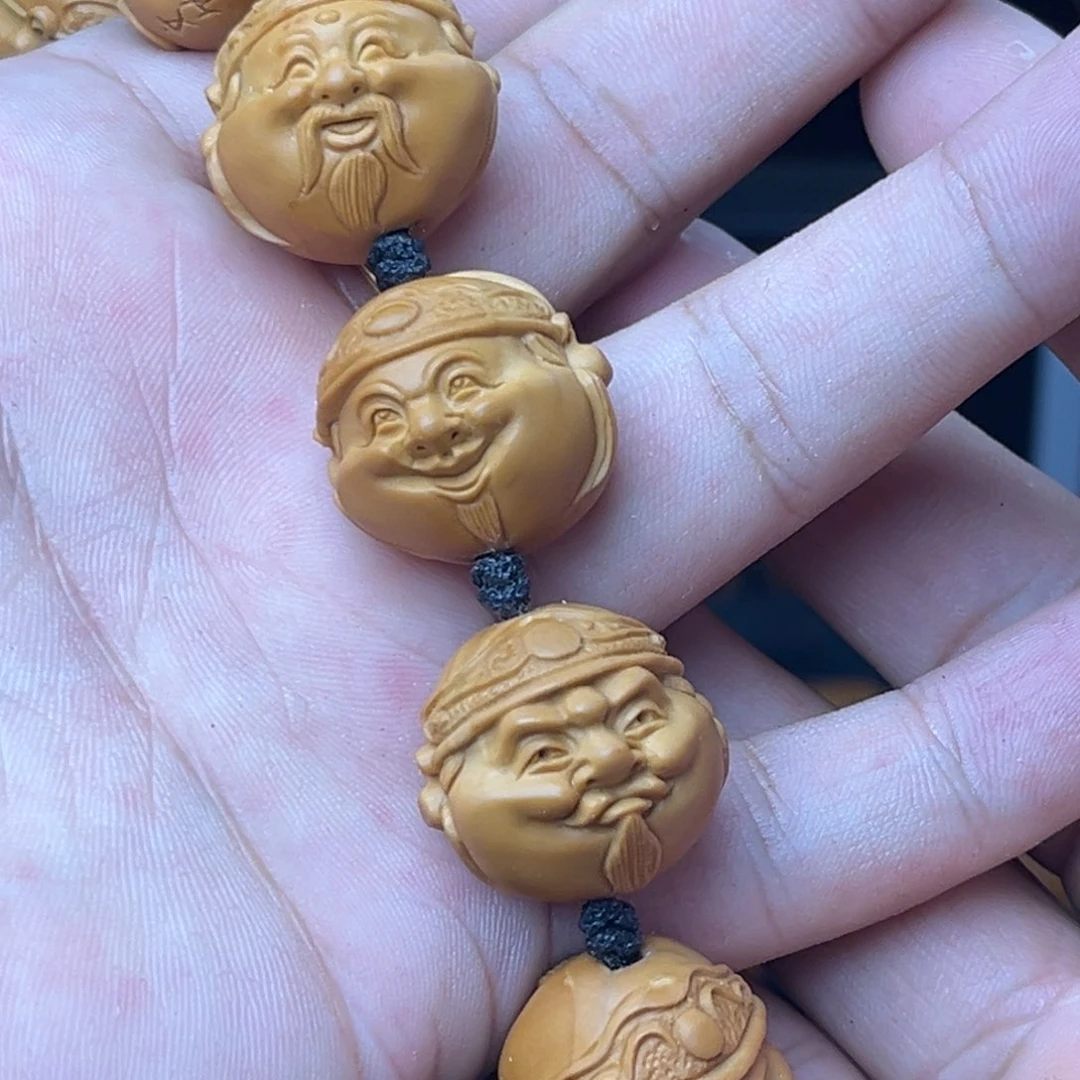 橄榄核吊坠橄榄核地主财神2.0