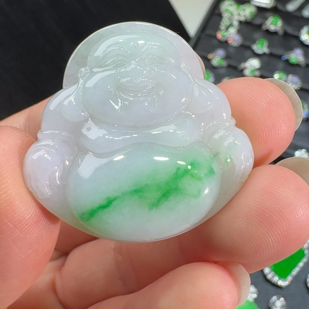 颈饰未镶嵌翡翠佛公