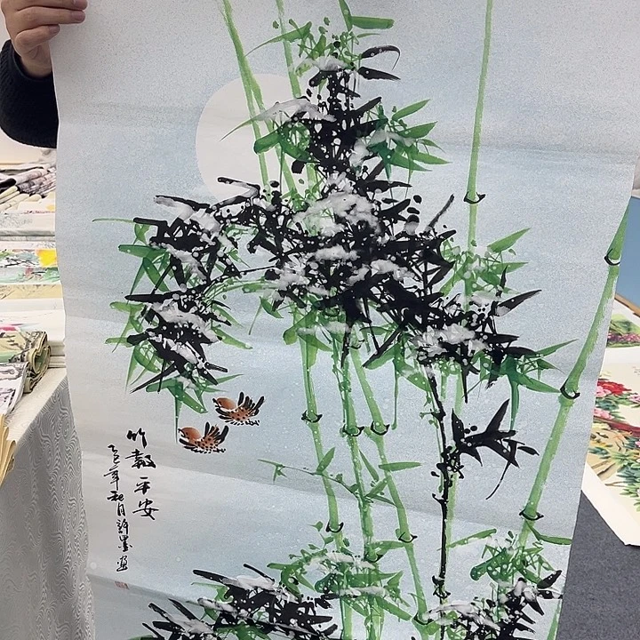 国画手绘国画作品
