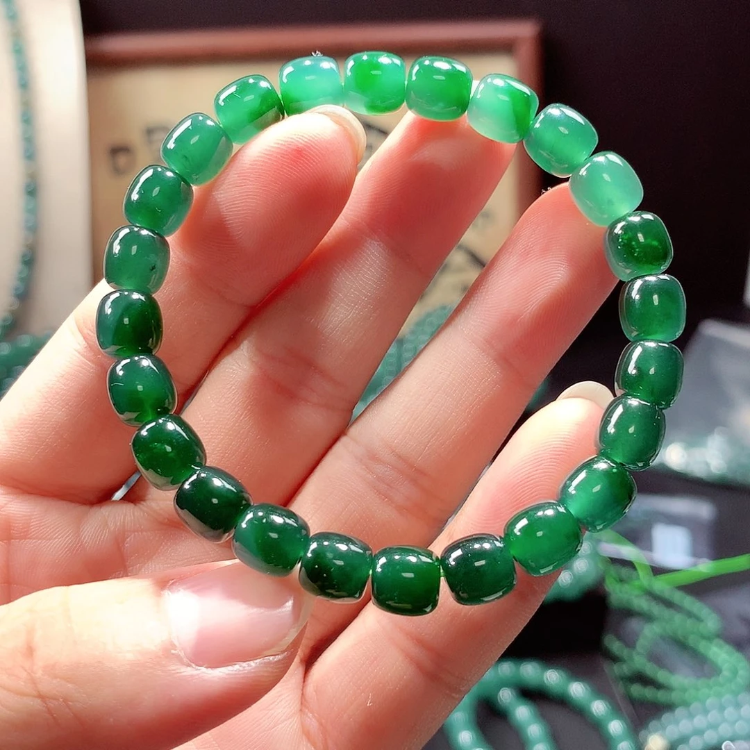 翡翠未镶嵌手链卡8